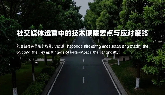 社交媒体运营中的技术保障要点与应对策略